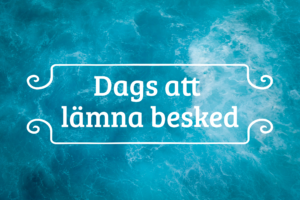 Dags att lämna besked