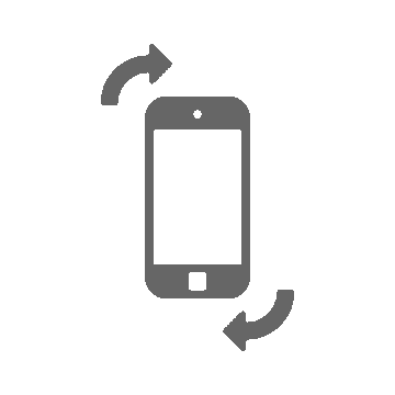 Håll mobilen i liggande läge
